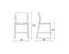 Scheme Bar stool TREK Talin 2015 TREK 030/H Contemporary / Modern