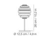 Scheme Table lamp HONEYMOON S Kundalini `11 K1648BIEU Minimalism / High-Tech
