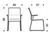 Scheme Armchair ICF Office 2015 3691612 435 Contemporary / Modern