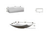 Scheme Wash basin cupboard Ambiance Bain Salle de Bains EDEN120 + BOSVSQREC Contemporary / Modern