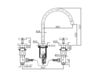 Scheme Wash basin mixer Zucchetti Kos Isyarc ZD3434 Minimalism / High-Tech