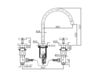 Scheme Wash basin mixer ZD3434 Silver Scheme Wash basin mixer Zucchetti Kos Isyarc ZD3434 Minimalism / High-Tech