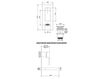 Scheme Wall mixer Fima - Carlo Frattini Brick F3631VX5CR Minimalism / High-Tech
