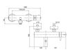 Scheme Thermostatic mixer Fima - Carlo Frattini Quad F4034/1CR Minimalism / High-Tech