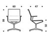 Scheme Armchair ICF Office 2015 3694713 509 Contemporary / Modern