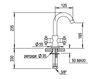 Scheme Wash basin mixer Horus ALPHA-DELTA 37.208 Contemporary / Modern