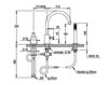 Scheme Bath mixer Horus ALPHA-DELTA 37.766 Contemporary / Modern