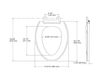 Scheme Toilet seat Cachet Kohler 2015 K-4636-96 Contemporary / Modern