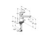 Scheme Wash basin mixer KLUDI OBJEKTA Kludi 2015 32 576 05 75 Minimalism / High-Tech