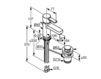 Scheme Wash basin mixer KLUDI ZENTA Kludi 2015 38 253 05 75 Minimalism / High-Tech