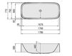 Scheme Bath tub SingleBath Uno Hoesch 2015 3697 Contemporary / Modern
