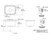 Scheme Built-in wash basin Northland K-6589-U-G9 Light beige Scheme Built-in wash basin Northland Kohler 2015 K-6589-U-G9 Contemporary / Modern