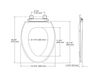Scheme Toilet seat Glenbury Quiet-Close Kohler 2015 K-4733-K4 Contemporary / Modern
