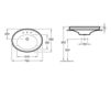 Scheme Countertop wash basin AMADEA Villeroy & Boch AMADEA 7185 LG Contemporary / Modern