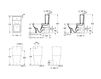 Scheme Floor mounted toilet ARCHITECTURA Villeroy & Boch ARCHITECTURA 5687 10 Contemporary / Modern