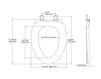 Scheme Toilet seat Bancroft Quick-Release Kohler 2015 K-4659-K4 Contemporary / Modern