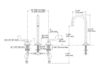 Scheme Wash basin mixer Triton Kohler 2015 K-7304-5A-CP Contemporary / Modern