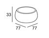 Scheme Ornamental flowerpot T BALL POT Plust POTS 6548 44 Minimalism / High-Tech