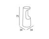 Scheme Bar stool FURA 6294 C2 white Scheme Bar stool FURA Plust FURNITURE 6294 C2 Minimalism / High-Tech