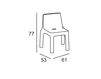 Scheme Chair SIMPLE Plust FURNITURE 6257 WHITE Minimalism / High-Tech