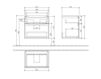 Scheme Wash basin cupboard SUBWAY 2.0 Villeroy & Boch Bathroom and Wellness A910 00 Contemporary / Modern