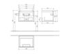 Scheme Wash basin cupboard SUBWAY 2.0 Villeroy & Boch Bathroom and Wellness A687 00 Contemporary / Modern