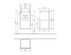 Scheme Wash basin cupboard SUBWAY 2.0 Villeroy & Boch Bathroom and Wellness A817 00 Contemporary / Modern