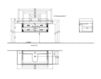 Scheme Wash basin cupboard 2MORROW Villeroy & Boch Bathroom and Wellness A739 0Z XX Contemporary / Modern