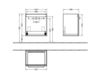Scheme Wash basin cupboard UP2U Villeroy & Boch Bathroom and Wellness A838 00 XX Contemporary / Modern