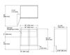 Scheme Wash basin cupboard Jacquard Kohler 2015 K-99502-TK-1WD Contemporary / Modern