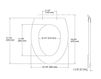 Scheme Toilet seat Triko K-4722-T-47 Ivory Scheme Toilet seat Triko Kohler 2015 K-4722-T-47 Contemporary / Modern