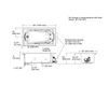Scheme Hydromassage bathtub Devonshire Kohler 2015 K-1357-0 Contemporary / Modern