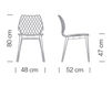 Scheme Chair Metalmobil Uni 2013 562 LE Tin Contemporary / Modern