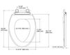 Scheme Toilet seat French Curve Kohler 2015 K-4713-G9 Contemporary / Modern