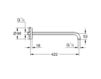 Scheme Shower bracket 26 146 000 Silver Scheme Shower bracket Grohe 2015 26 146 000 Minimalism / High-Tech