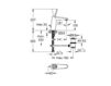 Scheme Wash basin mixer Eurodisc Joy 23 427 000 Silver Scheme Wash basin mixer Eurodisc Joy Grohe 2015 23 427 000 Minimalism / High-Tech