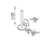 Scheme Toliet paper holder Geesa 2015 915126 Contemporary / Modern