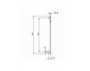 Scheme Shower bar Jado Glance H2095AA Minimalism / High-Tech