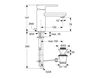 Scheme Wash basin mixer Jado Neon A5567AA Contemporary / Modern