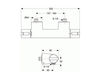 Scheme Thermostatic mixer Jado Neon A5575AA Contemporary / Modern