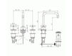 Scheme Wash basin mixer Jado IQ H2050AA Contemporary / Modern