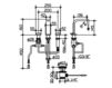 Scheme Wash basin mixer Keuco Edition 11 51115 010000 Minimalism / High-Tech