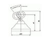 Scheme Holder for shower head Jado Oriental H2723A4 Minimalism / High-Tech