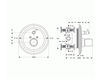 Scheme Thermostatic mixer Jado Lighthouse A5481AA Minimalism / High-Tech