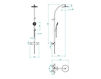 Scheme Shower fittings THG COLLECTION "O" G4P.6529CD Contemporary / Modern