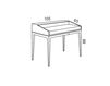 Scheme Writing desk G-651 Light beige Scheme Writing desk Cantiero DALE ITALIA G-651 Contemporary / Modern