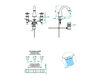 Scheme Wash basin mixer THG Sélection G85.151 Contemporary / Modern