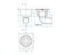 Scheme Floor drain THG Sélection G00.7640/01 Contemporary / Modern
