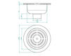Scheme Floor drain THG Sélection G00.7644/02 Contemporary / Modern