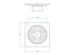 Scheme Floor drain THG Sélection G00.7645/02 Contemporary / Modern